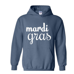 Mardi Gras Carnival Party Hoodie, Fat Tuesday Hoodie, Mardi Gras Sweatshirt, Fleur De Lis Hoodie, Mardi Gras Carnival, Mardi Gras Gift