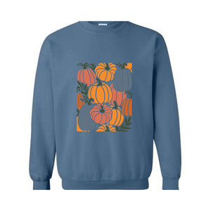 Boho Fall Autumn Sweatshirt, Fall Sweatshirt, Women's Fall Sweater, Fall Crewneck, Pumpkin Sweatshirt, Cozy Season Sweatshit, Cute Fall Gift