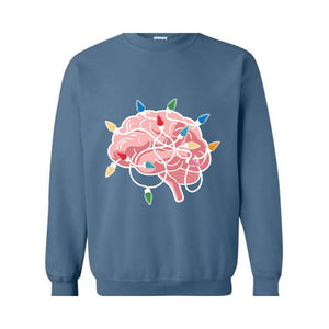 Brain Neuro Christmas Sweatshirt