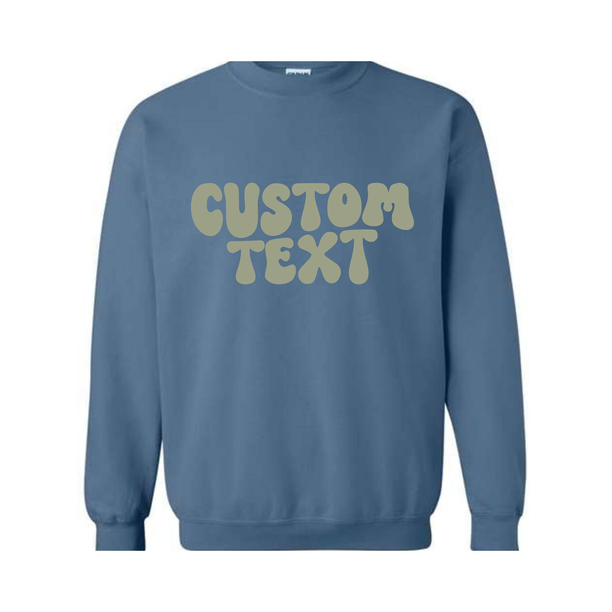 Custom Retro Wavy Hoodie, Personalised Retro Hoodie, Custom Text Hoodie, Custom Sweatshirt, Groovy Text Hoodie, Custom Gift