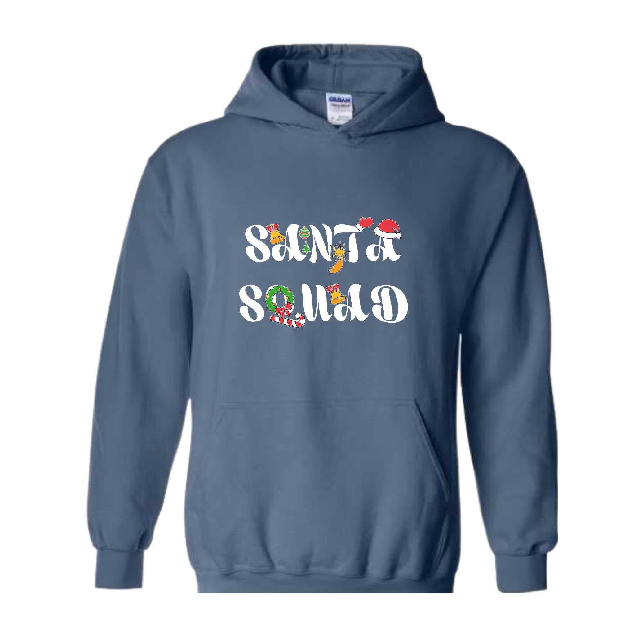 Santa Squad Sweatshirt, Xmas Sweatshirt, Festive Sweatshirt, Xmas Gift, Christmas Squad, Matching Sweatshirts, Holiday Outfit