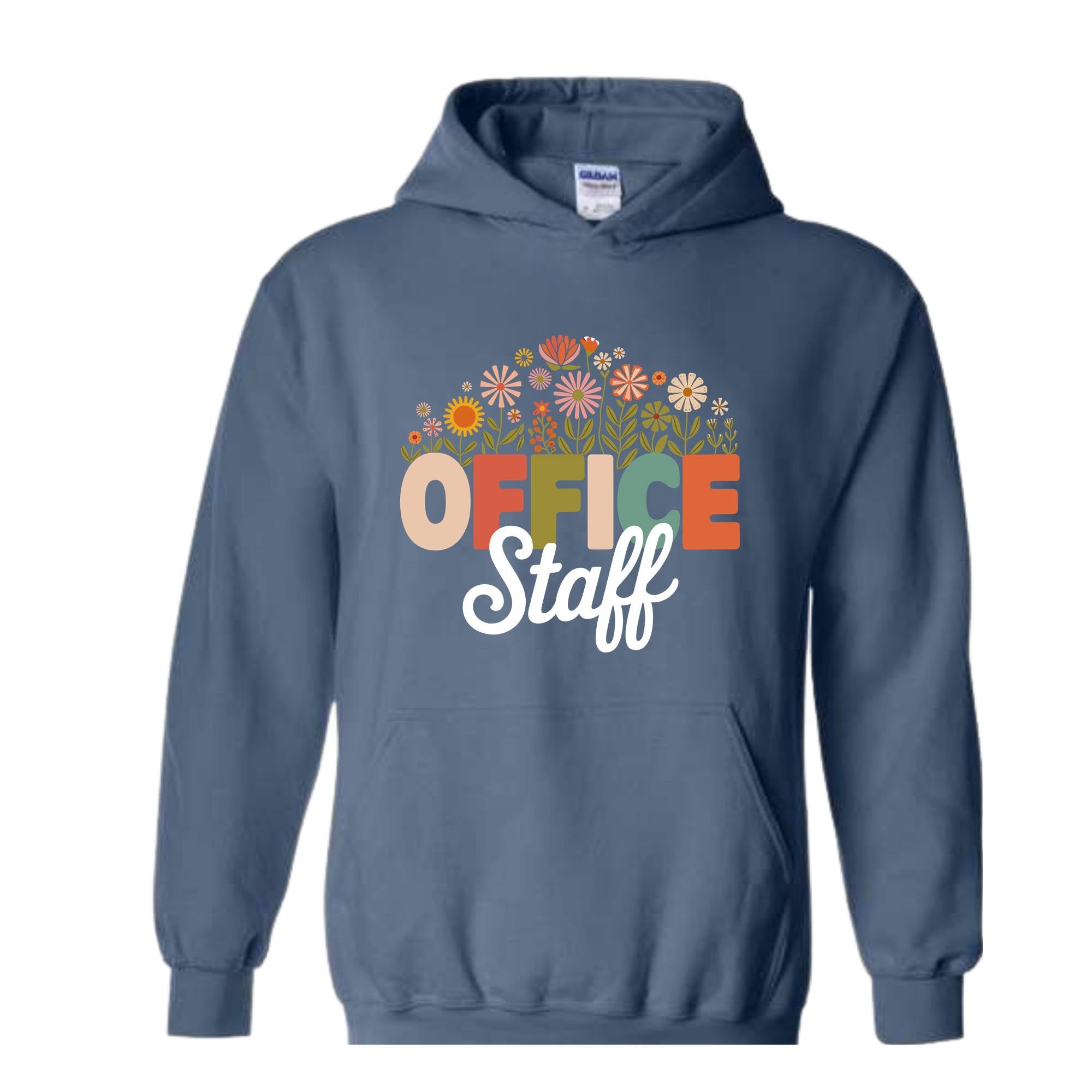 Office Staff Hoodie  , Wildflowers Office Staff Hoodie, Office Lady Hoodie, Secretary Hoodie, Receptionist Team Hoodie