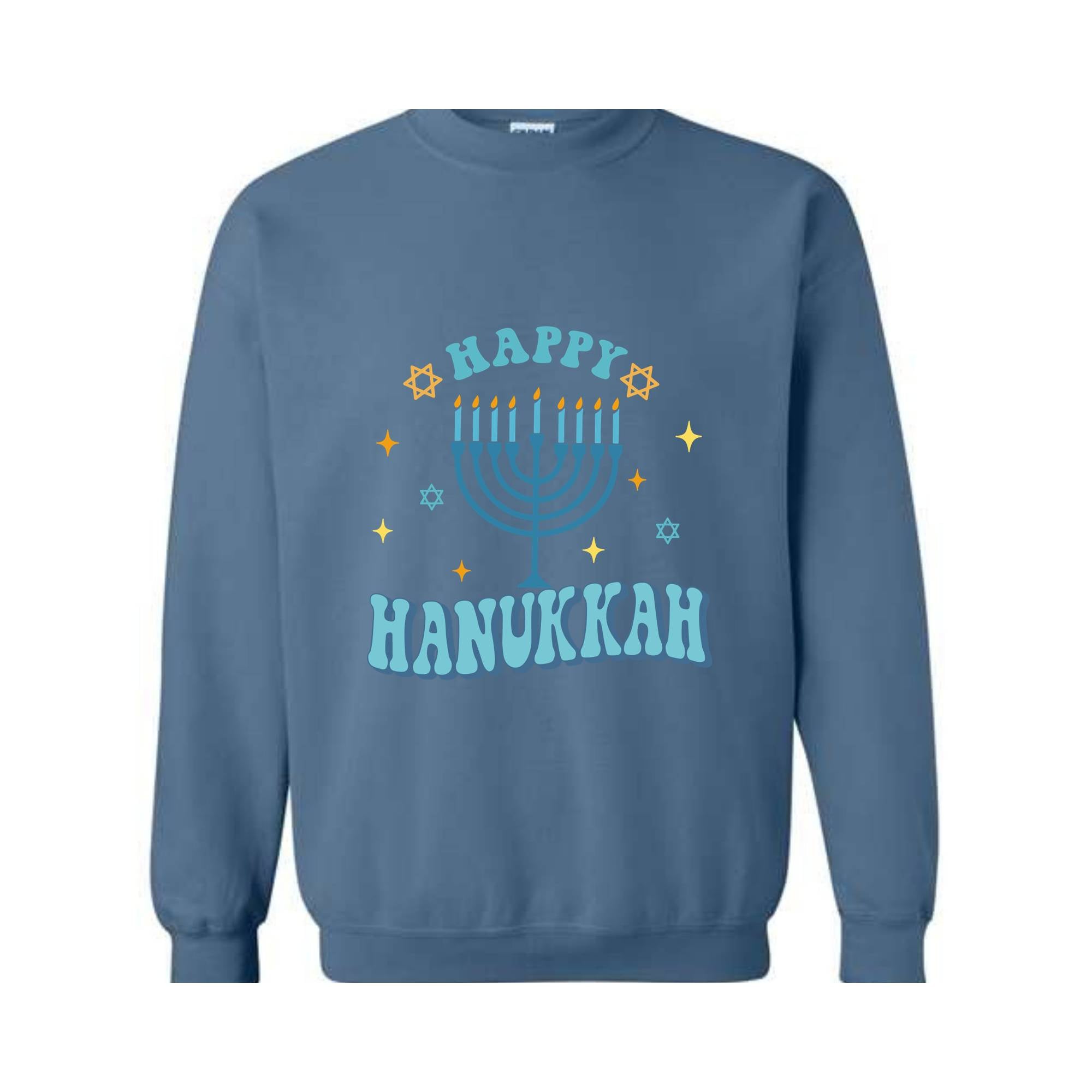 Happy Hanukkah Sweatshirt, Funny Christmas Sweatshirt, Holiday Sweater, Merry Chrismukkah Sweatshirt, Hanukkah Gift