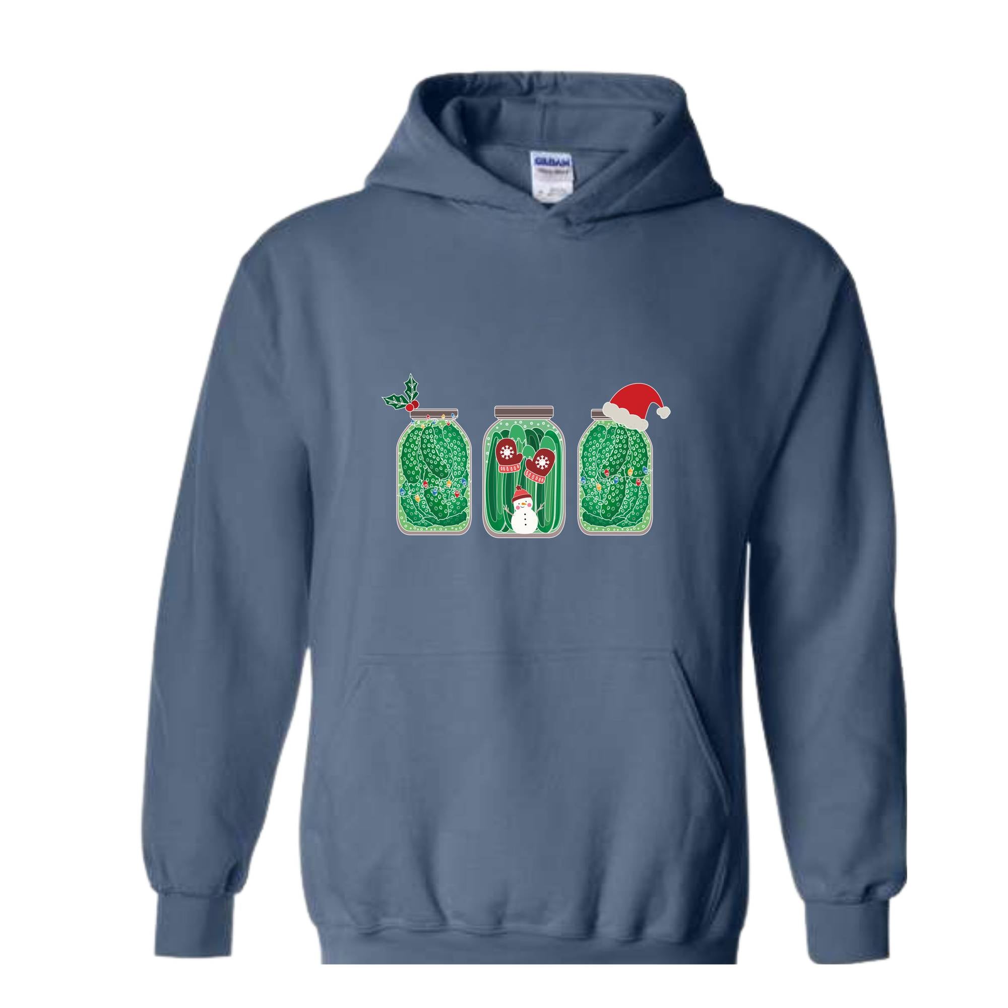 Pickles Christmas Sweatshirt, Pickles Sweatshirt, Pickle Lover Gift, Christmas Sweatshirt, Foodie Sweatshirt, Christmas Mom Sweatshirt