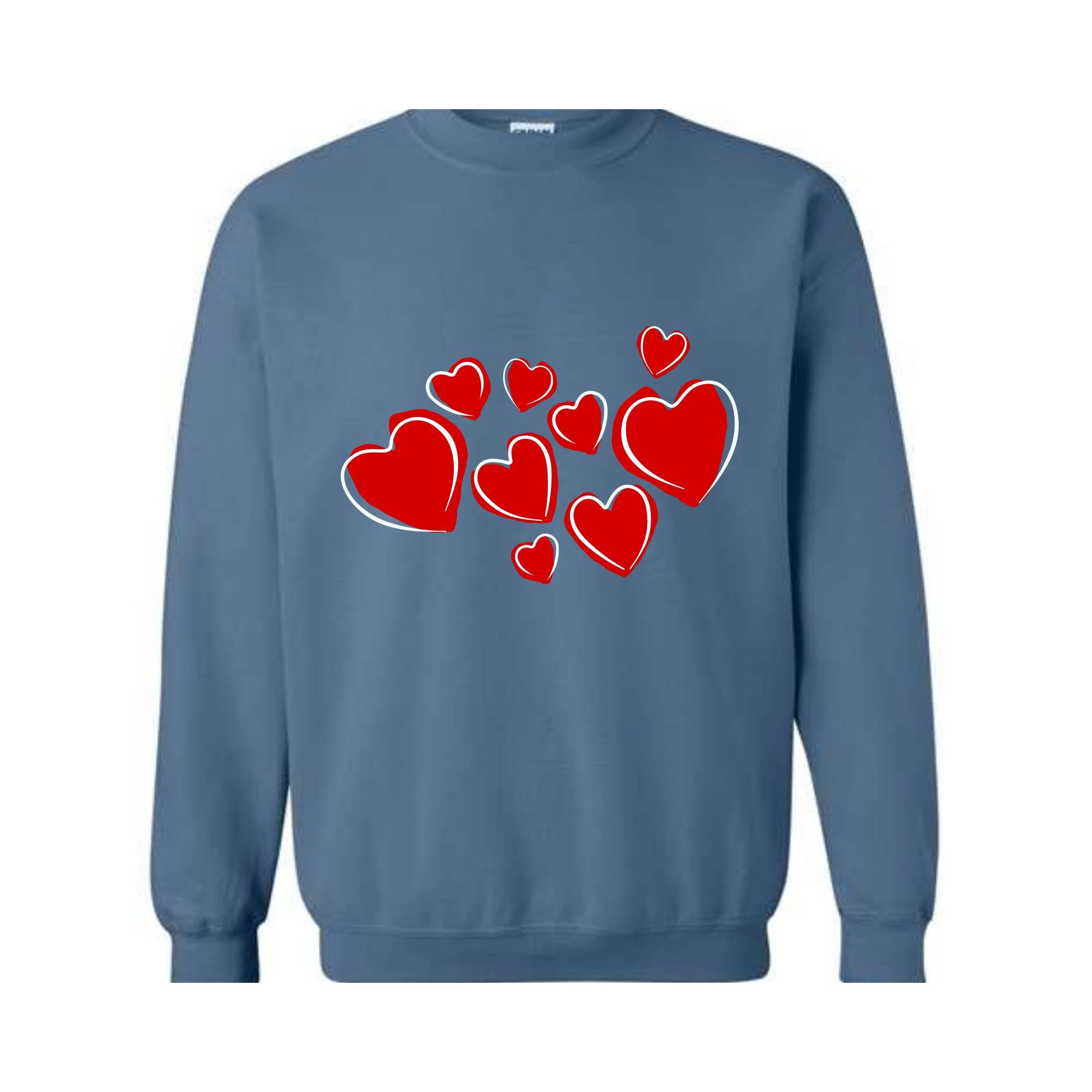 Heart Sweatshirt, Valentine Sweatshirt, Cute Valentine Sweatshirt, Valentine's Day Sweatshirt, Love Sweatshirt