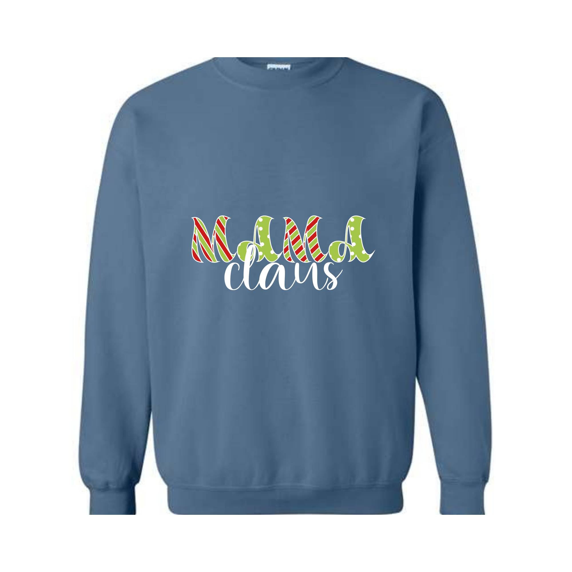 Mama Claus Sweatshirt, Christmas Sweatshirt, Mama Sweatshirt, Xmas Mama Sweatshirt, Cute Mom Sweatshirt, Christmas Mama Gift