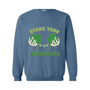 Shake Your Shamrock Sweatshirt, Funny St Paddy's Day Sweatshirt, Shake Your Shamrock Shirt, Cute Saint Patrick's Day Sweatshirt for Women