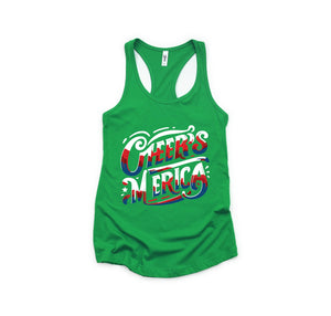 Cheers Merica Tank Top, 4th Of July Tank, Red White And Blue Tank Top, Merica Tank Top, summer tank tops, usa patriotic shirts