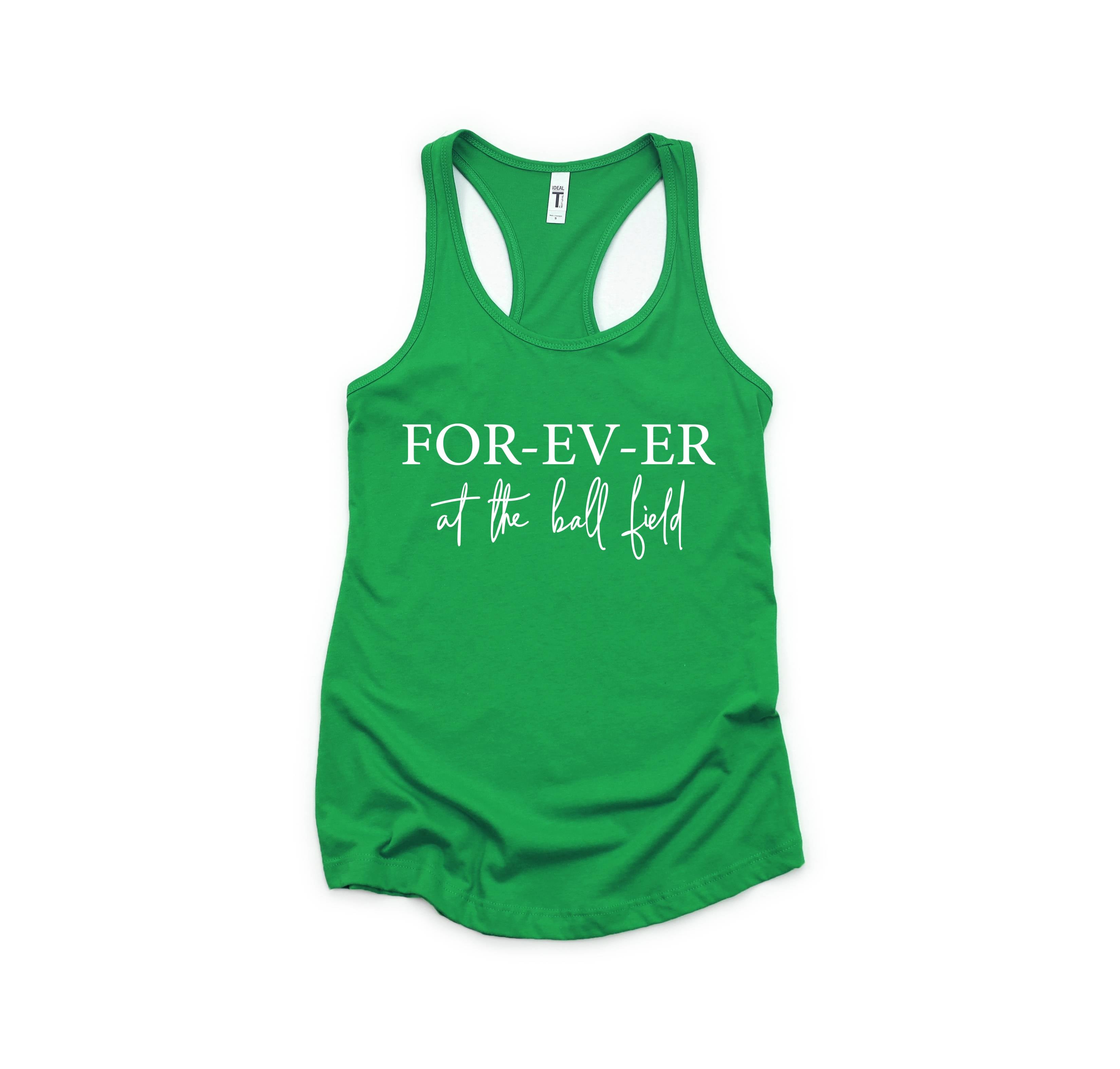 Forever At The Ball Field Tank Top, Baseball Tank Tops, Baseball Tank Top, Mom Shirts, Sports Mom Shirt, Game Day Shirt