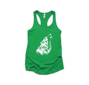 Wolf Tank Top, Howling Wolf Tank Top , Wolves Tank Top, Animal Tank Top, Camp Tank Top, Girls Tank Top, Gift for Mom