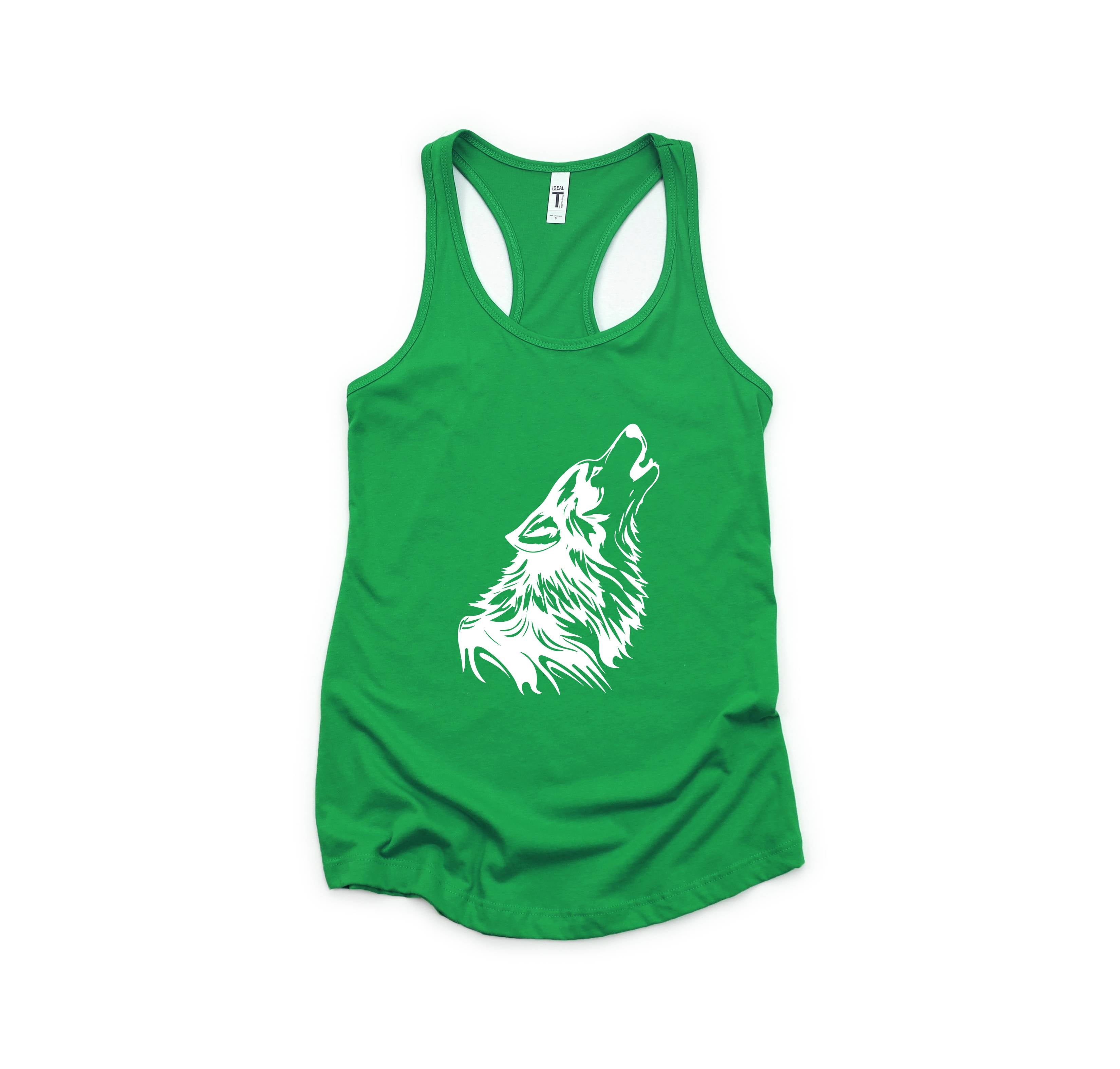 Wolf Tank Top, Howling Wolf Tank Top , Wolves Tank Top, Animal Tank Top, Camp Tank Top, Girls Tank Top, Gift for Mom