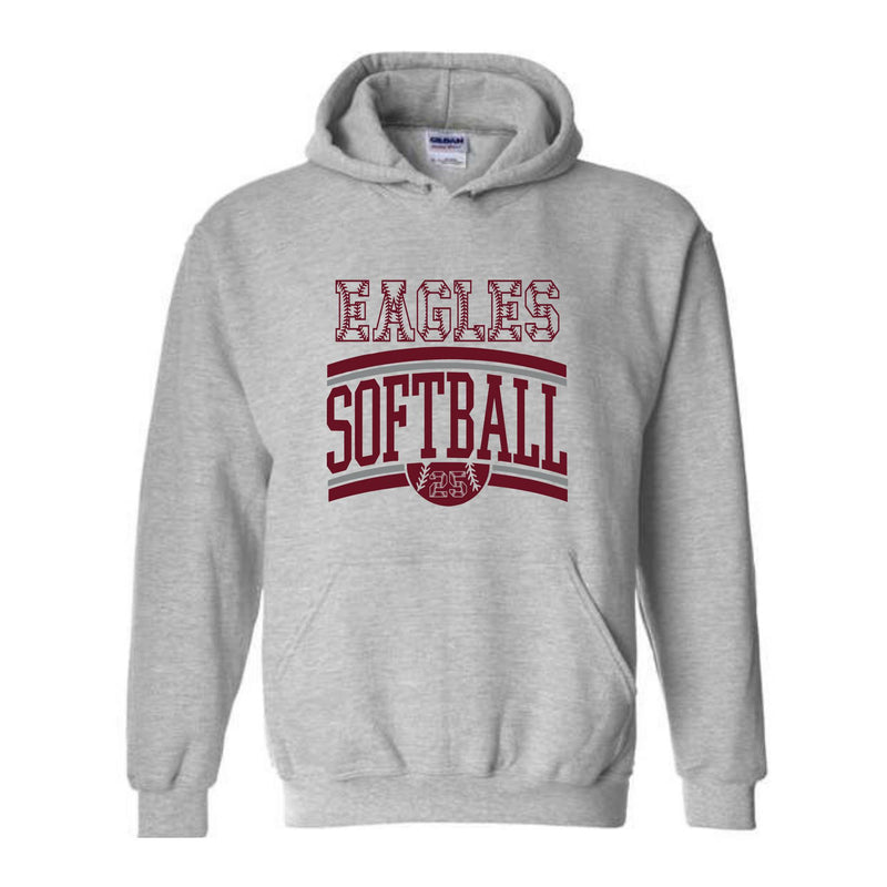 Customized Softball Hoodie , Your Name Softball Hoodie , Custom Softball Hoodie , Softball Mom, Mascot Name Hoodie , College Name Hoodie