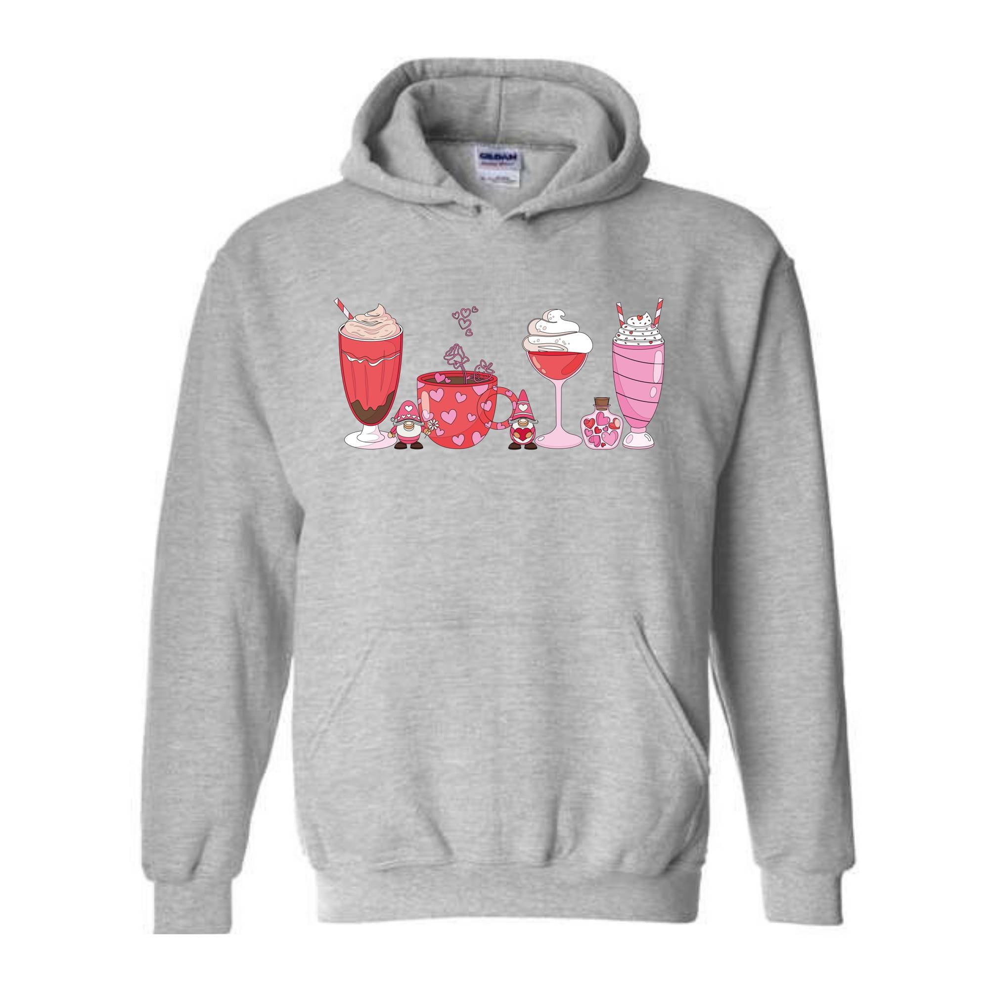 Valentines Coffee Sweatshirt, Valentines Hoodie, Valentines Day Sweatshirt, Valentine's Gift, Love and Coffee Sweatshirt, Valentines Sweater