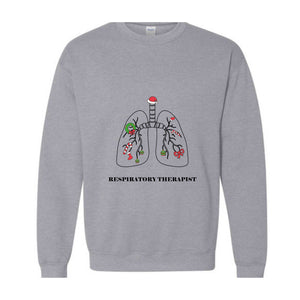 Respiratory Therapist Christmas Sweatshirt, RT Chrismas, RT Gift, RT Christmas Outfit, Pulmonologist Sweatshirt, Pulmonologist Gift