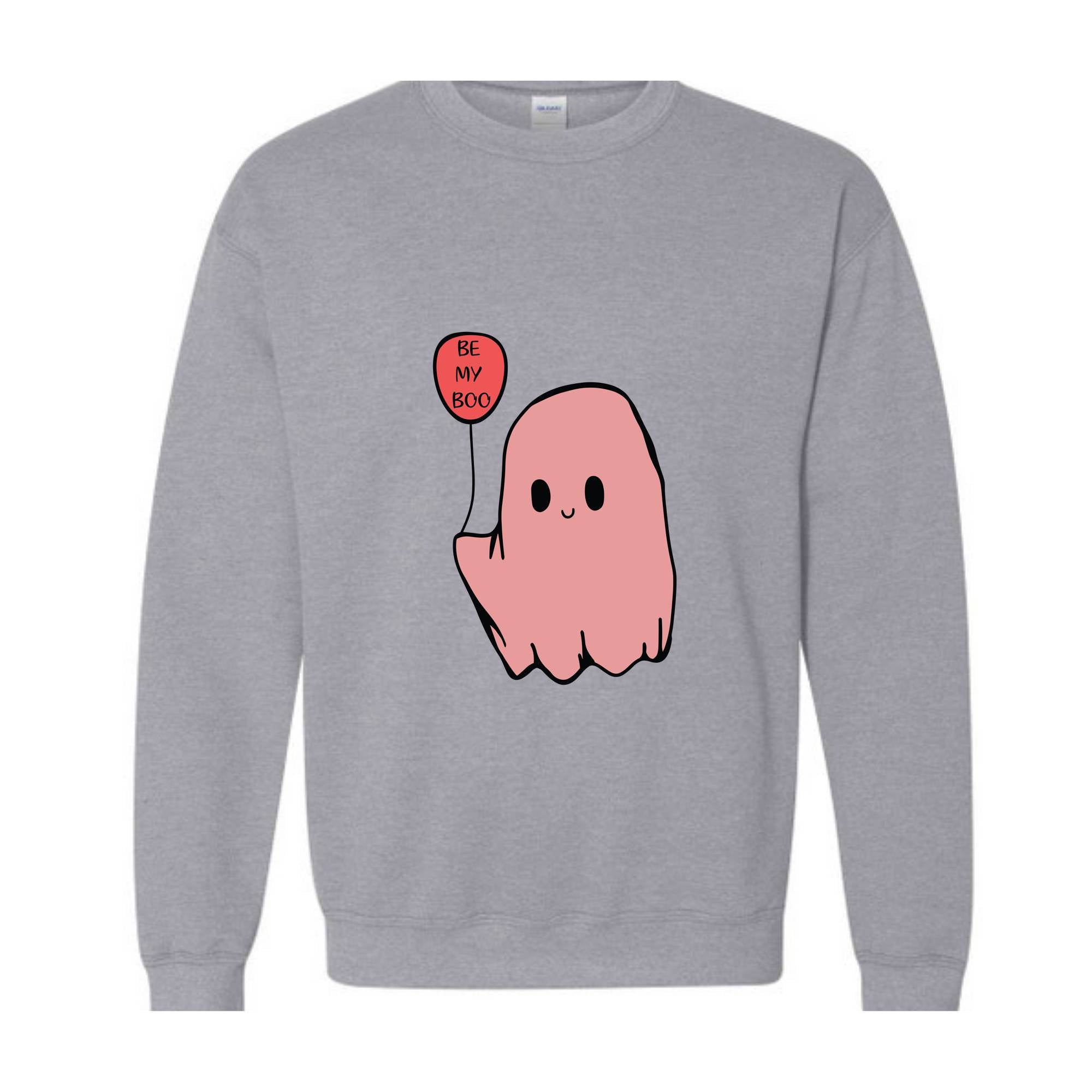 Be My Boo Valentines Sweatshirt, Valentines Day Sweatshirt, Cute Valentines Day Sweatshirt, Ghost Valentines Sweatshirt