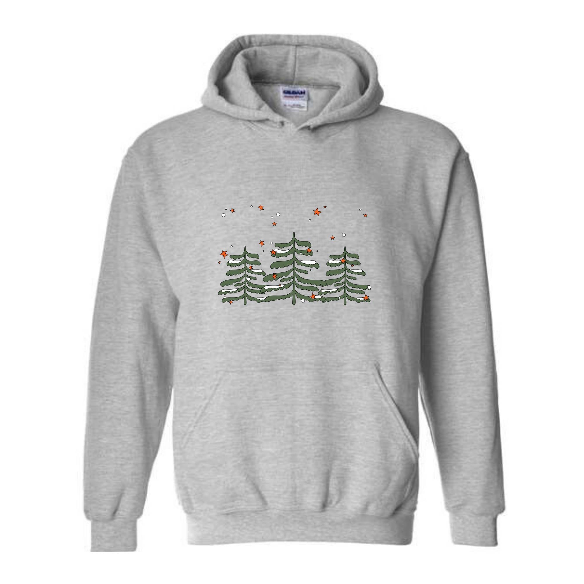 Christmas Winter Vibes Sweatshirt, Christmas Tree Sweatshirt, Snowflake Sweatshirt, Winter Holiday Gift, Xmas Hoodie, Xmas Sweatshirt