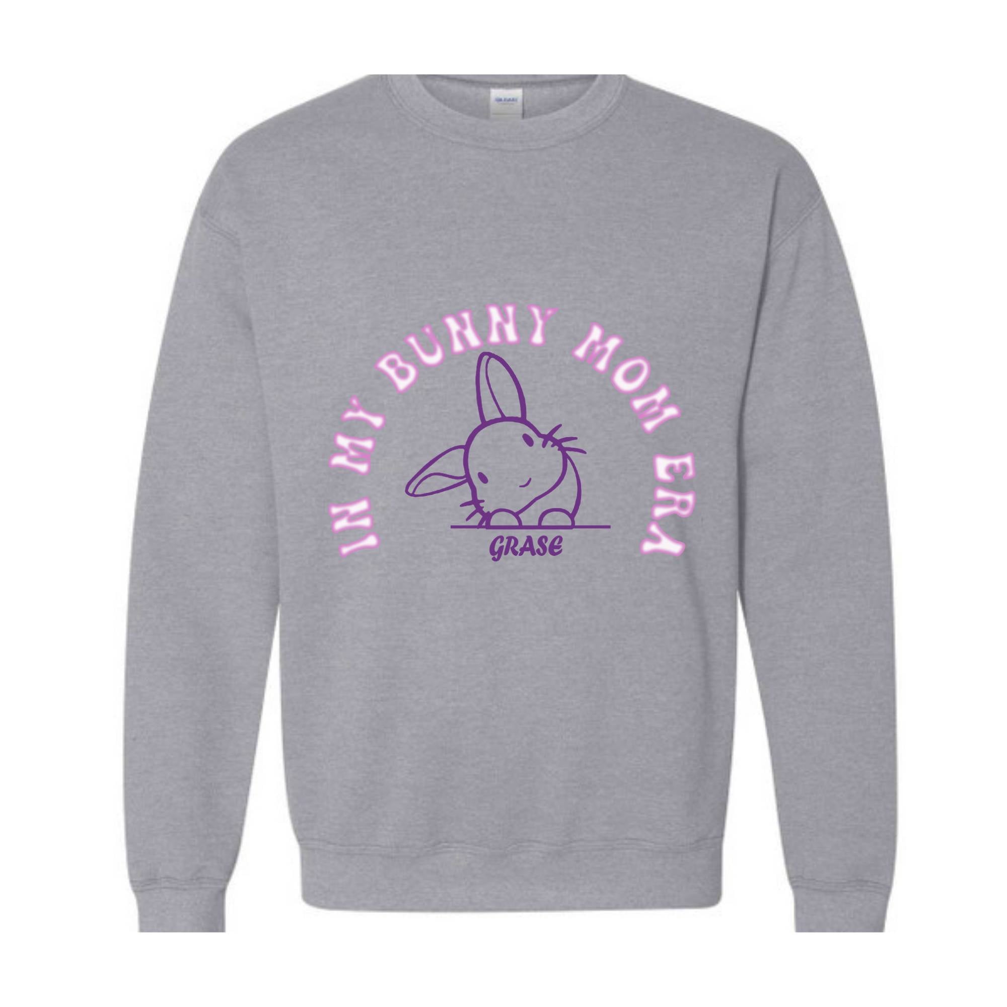 ın my bunny mom Era sweatshirt, custom Easter day sweatshirt, custom name bunny sweatshirt, Mommy Bunny Hoodie