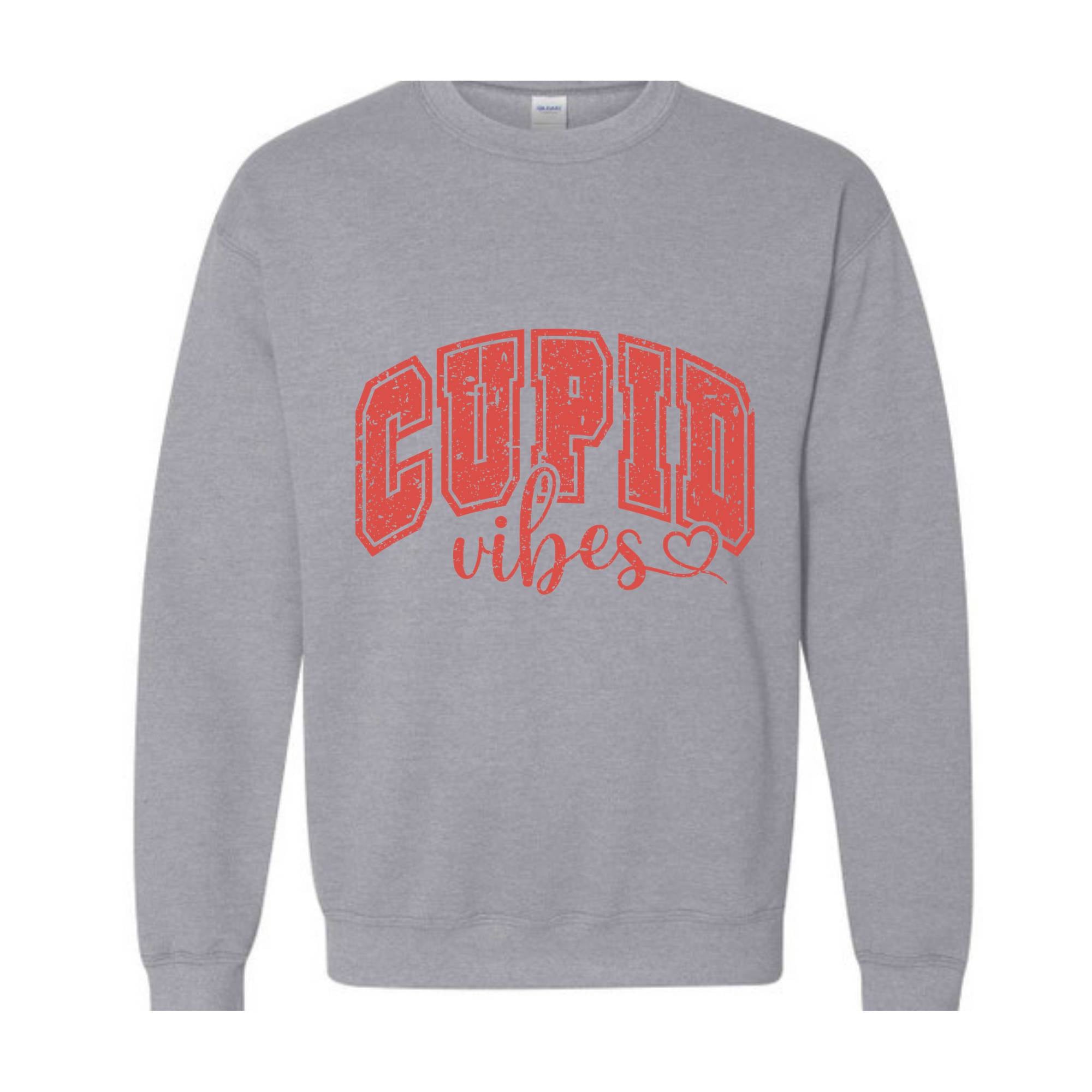 Cupid Vibes Sweatshirt, Valentine's Day Sweatshirt, Gift For Valentine, Valentine's Day Gift, Love Sweatshirt, Couple Sweatshirt