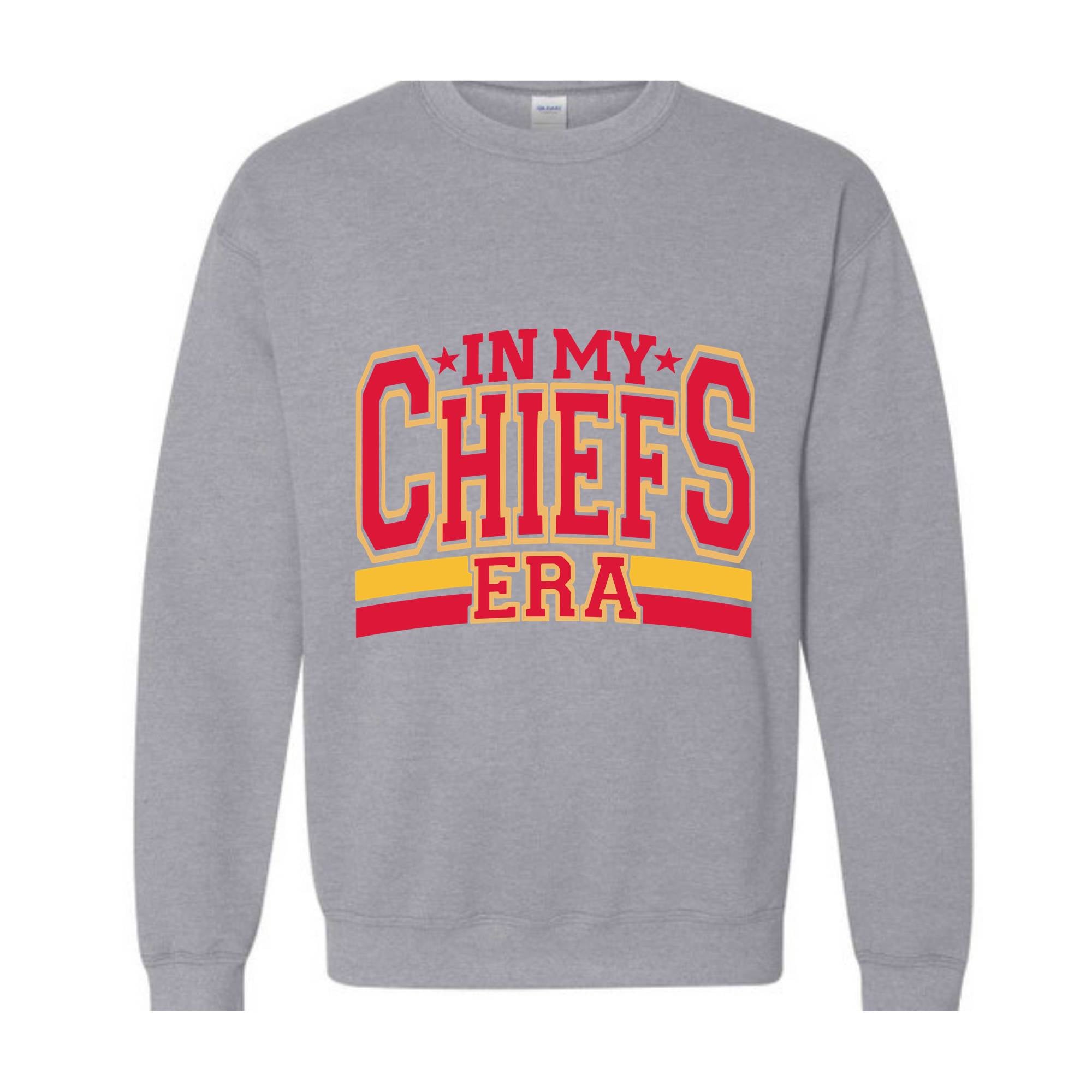 In My Chiefs Era Sweatshirt, Football Chiefs Sweat, Jersey Sweatshirt, Jersey 87 Sweat