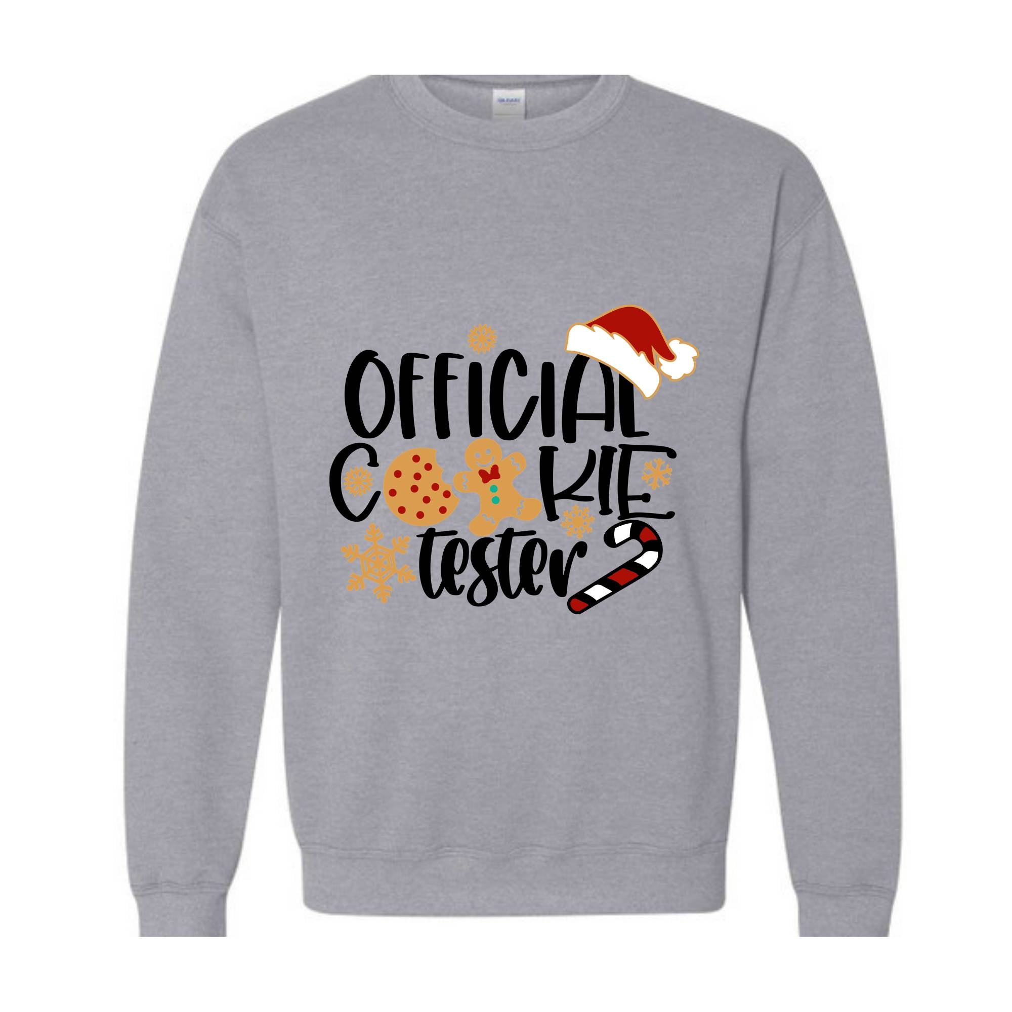 Official Cookie Tester Sweatshirt, Gingerbread Sweatshirt, Funny Christmas Sweater, Official Cookie Baker Sweatshirt