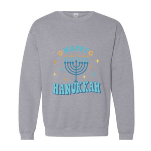 Happy Hanukkah Sweatshirt, Funny Christmas Sweatshirt, Holiday Sweater, Merry Chrismukkah Sweatshirt, Hanukkah Gift