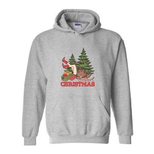 Cowgirl Christmas Tree Sweatshirt, Christmas Western Sweatshirt, Country Christmas Sweater, Western Santa Sweatshirt