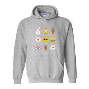 Easter Elements Hoodie, Cute Easter Hoodie, Cute Easter Hoodie, Easter Hoodie, Cute Mom Hoodie, Easter bunny Hoodie, Bunny Hoodie