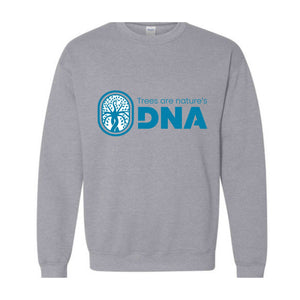 Trees are nature's DNA Swetshirt, DNA Tree Of Life Hoodie, Science Teacher Sweatshirt, Biology Sweatshirt, Science Gift, 100 Days Of School