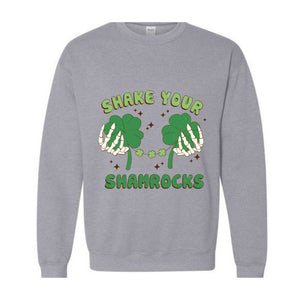 Shake Your Shamrock Sweatshirt, Funny St Paddy's Day Sweatshirt, Shake Your Shamrock Shirt, Cute Saint Patrick's Day Sweatshirt for Women