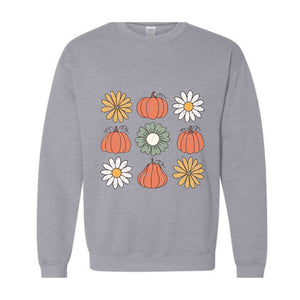 Retro Fall Sweatshirt, Pumpkin Sweatshirt, Pumpkin Spice Shirt, Autumn Sweater, Cute Fall Crewneck, Fall Crewneck, It's Fall Y'all