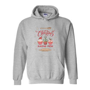 Christmas Baking Crew Hoodie, Cookie Lover Sweater, Christmas Baking Hoodie, Holiday Baking Hoodie