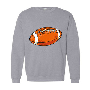 Customized Football Sweatshirt, Your Name Football Hoodie, Game Day Hoodie, Football Lover Gift, Custom Football Mom Hoodie