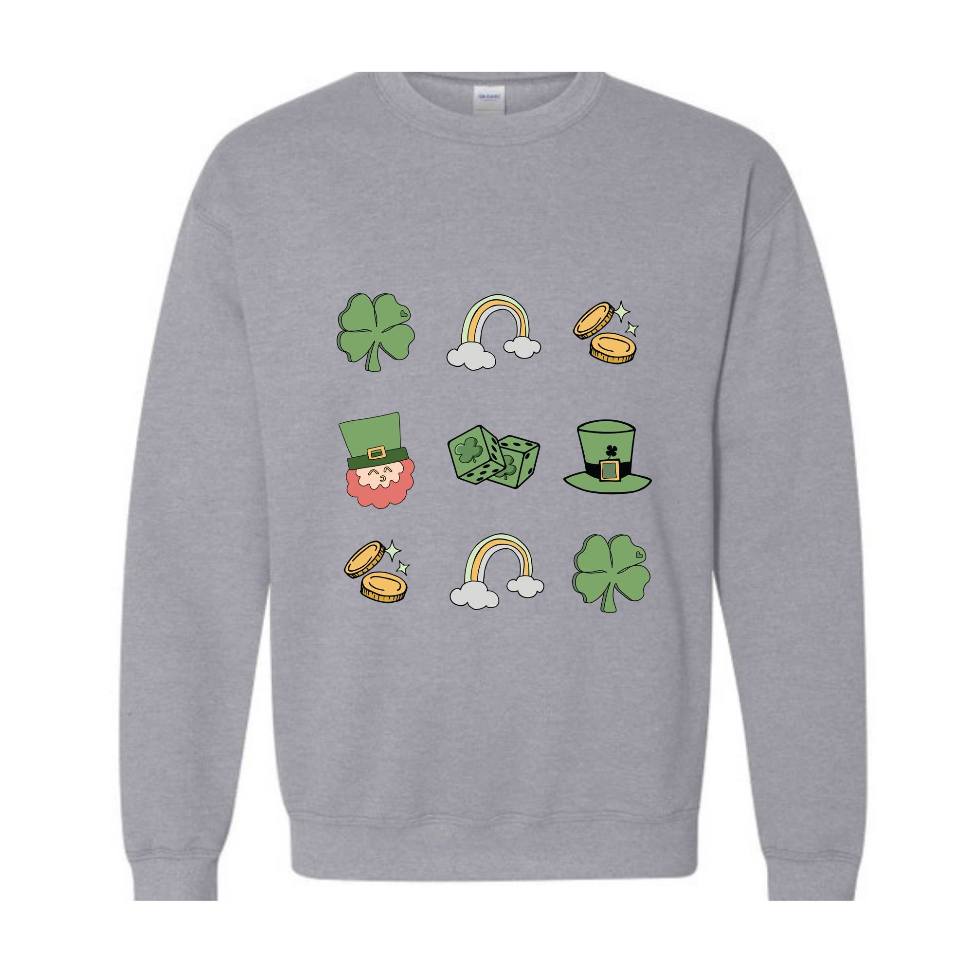 Retro St. Patrick's Day Sweatshirt, St. Patrick's Day Carnival, Saint Patrick's Sweater, Lucky Apparel