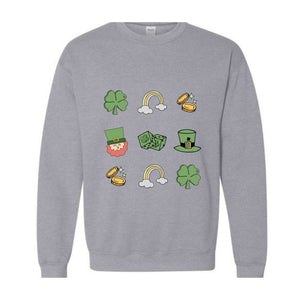 Retro St. Patrick's Day Sweatshirt, St. Patrick's Day Carnival, Saint Patrick's Sweater, Lucky Apparel