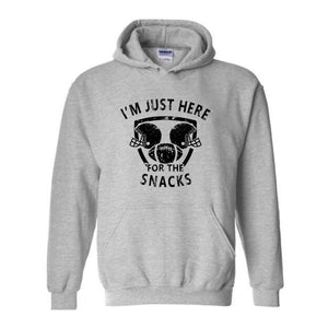 I'm Just Here For The Snacks Sweatshirt, Game Day Sweater, Football Season Sweatshirt, Football Fan Gifts, Sunday Game Apparel