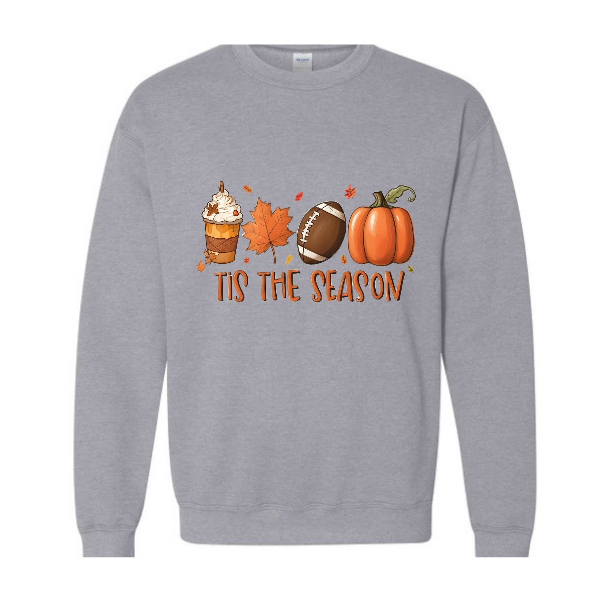 Tis' The Season Fall Sweatshirt, Fall Football Sweatshirt, Football Sweat, Halloween Sweatshirt, Game Day Halloween Gifts