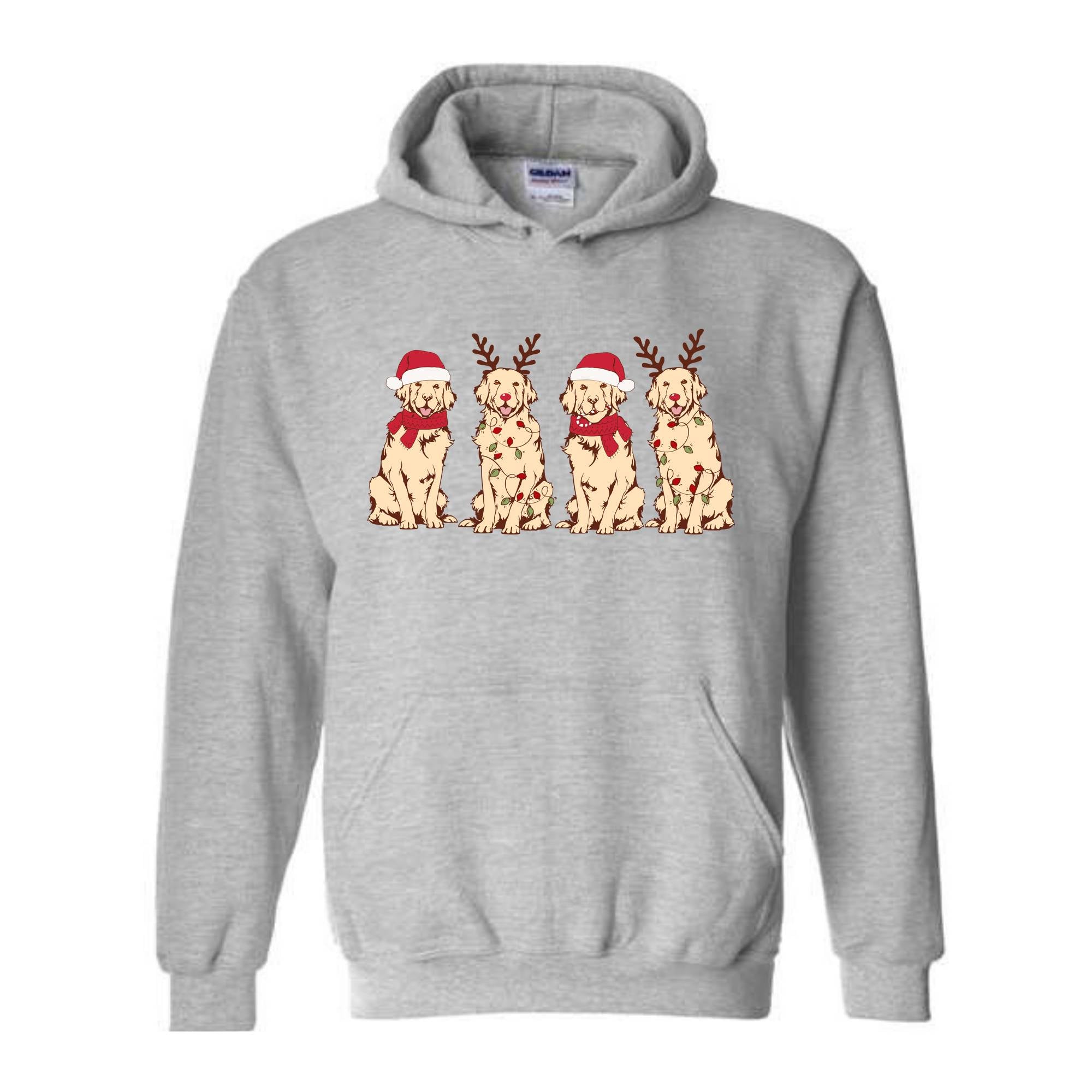 Christmas Dog Sweatshirt, Reindeer Dog Sweatshirt, Santa Dog Sweatshirt, Gift for Dog Lover, Xmas Dog Sweatshirt