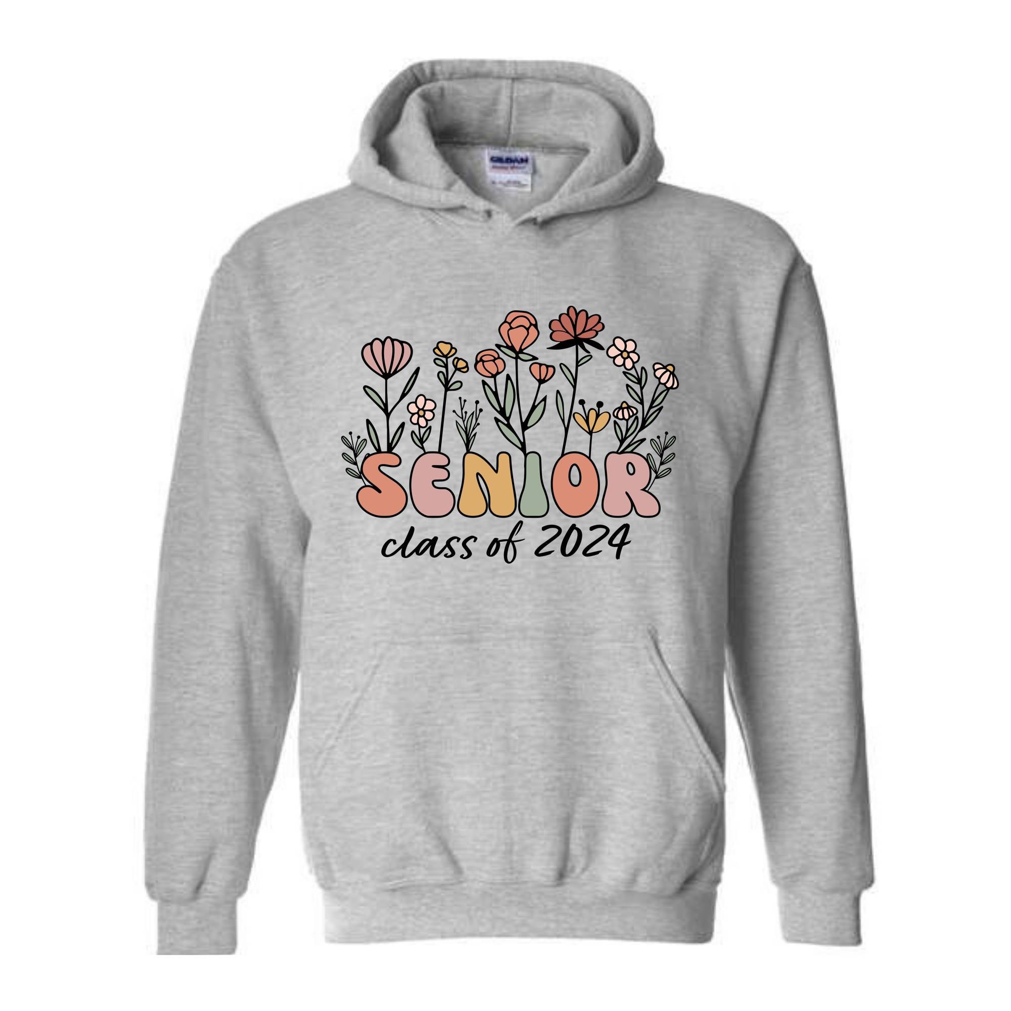 Senior Class of 2024 Sweatshirt, Senior Hoodie, Class of 2024 Sweater, Graduation 2024, High School Sweater, University 24 Hoodie