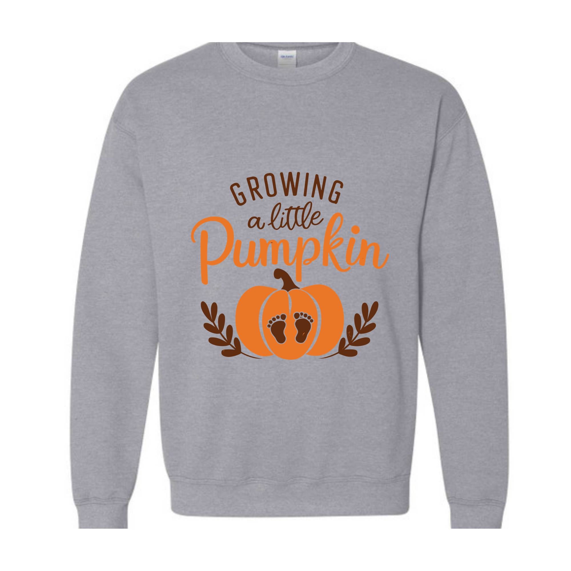 Growing A Little Pumpkin Fall Maternity Sweater, Pregnancy Thanksgiving Sweatshirt ,Fall Pregnancy Announcement Gift ,Pregnancy Reveal