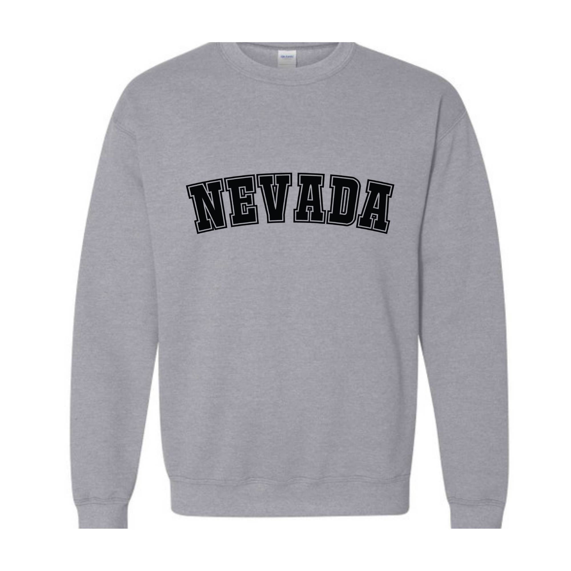 Nevada Sweatshirt, Nevada, Nevada Gift, Nevada Hoodie, Nevada Sweater, Nevada Crewneck, Sweatshirt, Nevada Gifts, Las Vegas Sweatshirt