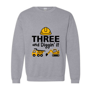 Construction Crew Matching Sweatshirts, Birthday Construction , Excavator Birthday, Bday Boy , Truck Birthday