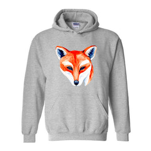 Fox Lover Sweatshirt, Cute Fox Sweatshirt, Fox Sweater, Fox Hoodie, Wild Animal Lover Sweatshirt, Animal Lover Sweatshirt