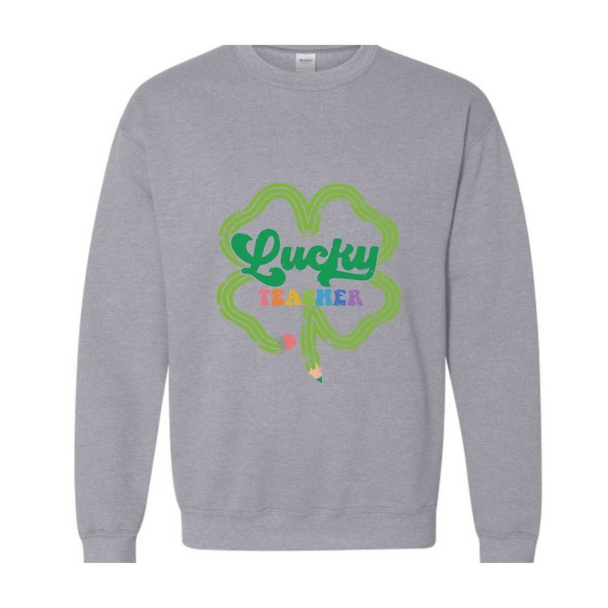 Lucky Teacher Sweatshirt, St Patricks Day Hoodie, Irish Teacher Hoodie, St Patricks Day Sweatshirt, Patricks Day Gifts