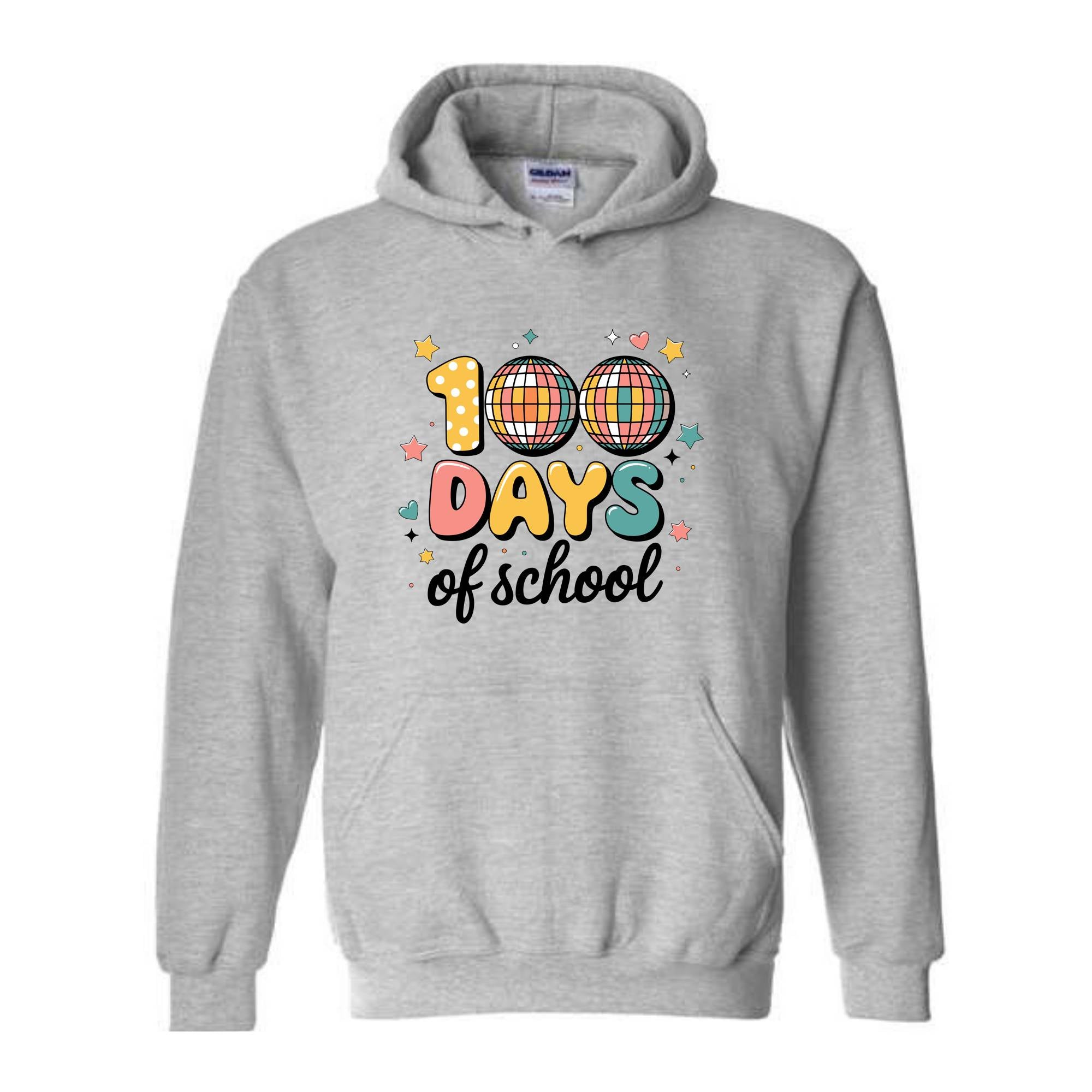 100 Days of School Sweatshirt, 100 Day Hoodie, 100th Day Of School Celebration, Student Hoodie, Back to School Hoodie, Gift For Teacher