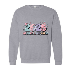 2025 Neonatal ICU Nurse Sweatshirt, Care Nurse Gifts