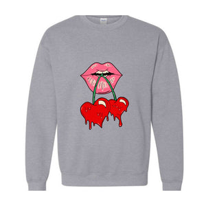 Valentine Sweatshirt, Romantic Love Sweater, Heart SweatShirt , Couples Gift, Cozy Valentines Day Pullover