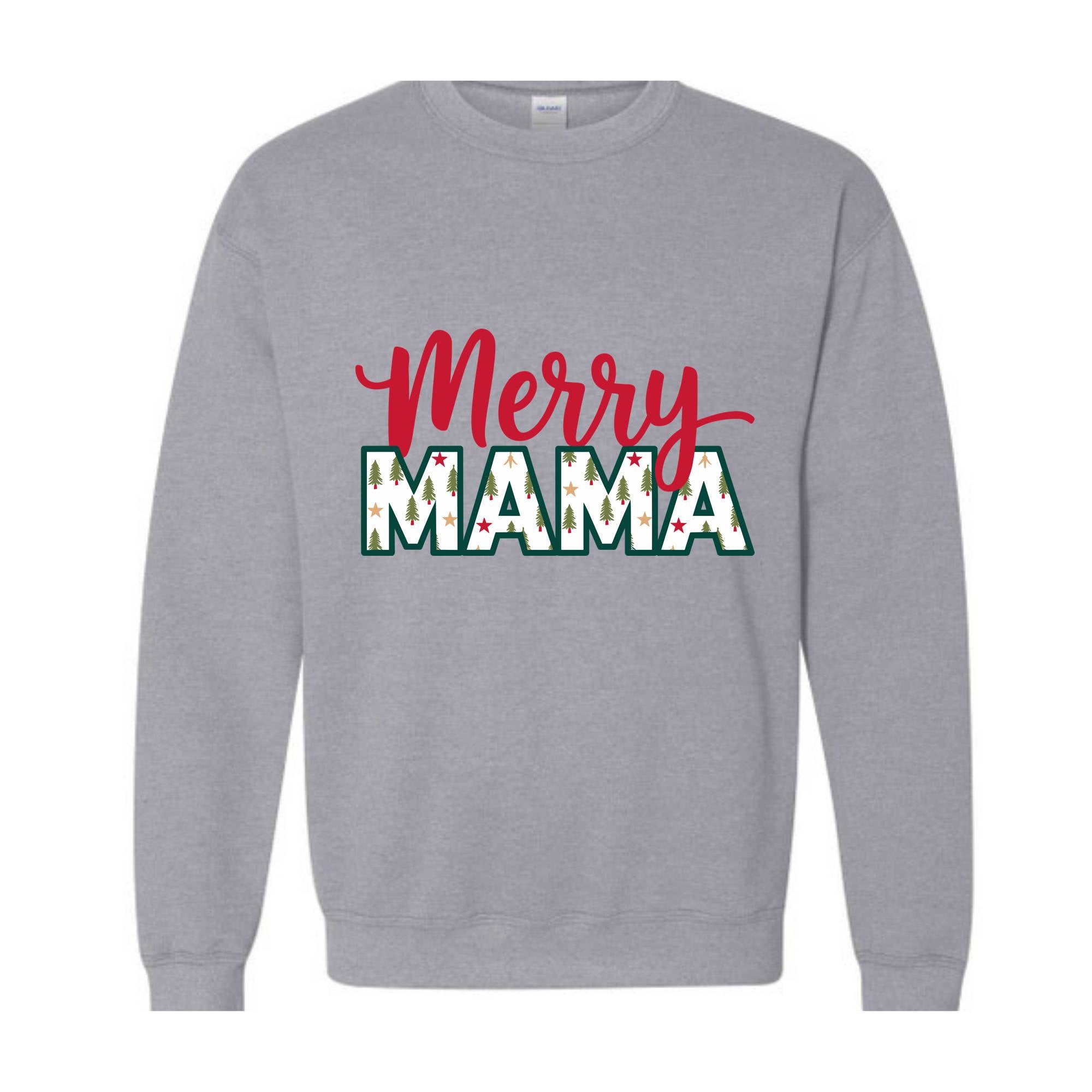 Merry Mama Sweatshirt, New Mom Christmas Sweater, Pregnancy Announcement Tee, Merry Hoodie, Cute Winter Gift