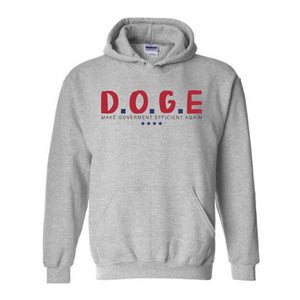 DOGE Department of Government Efficiency Sweatshirt, Trump Musk Hoodie, Political Hoodie, D.O.G.E Hoodie, Funny Mom Hoodie