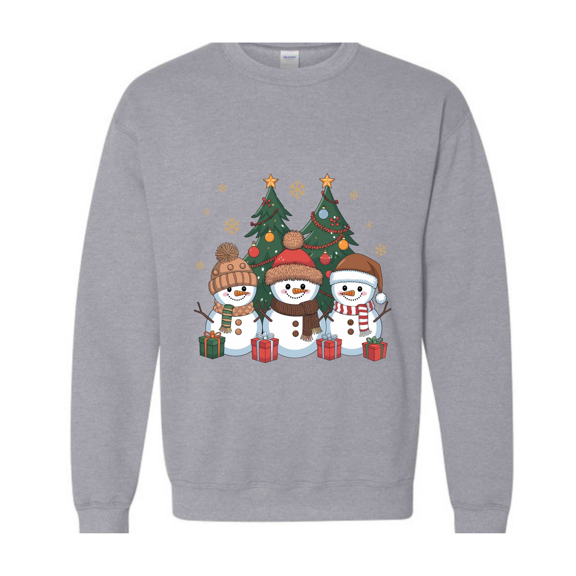 Snowman Sweatshirt, Christmas Sweatshirt, Cute Snowman Hoodie, Santa Hoodie, Christmas Hoodie, Cute Christmas Hoodie, Winter Sweat