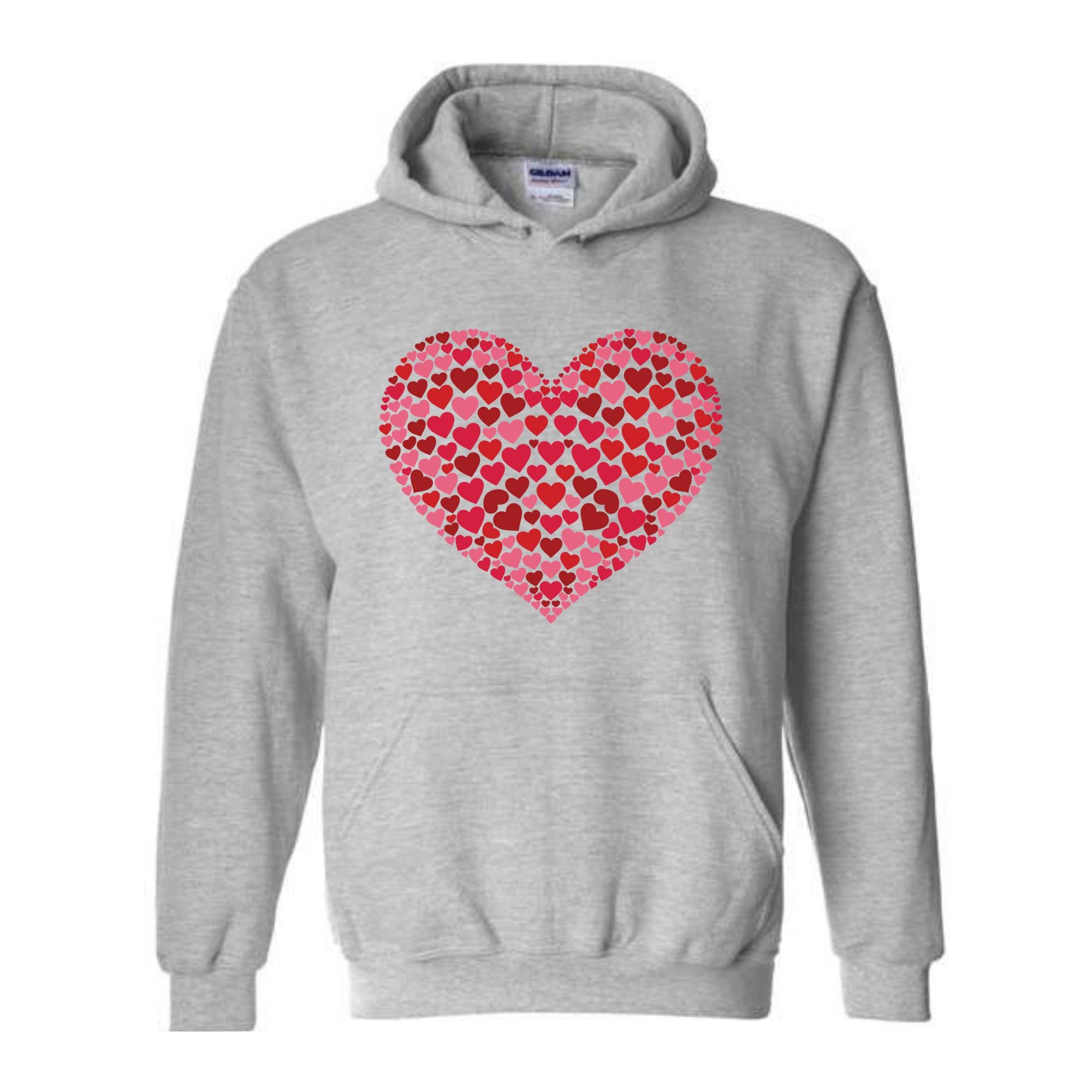 Double Heart Sweatshirt, Women Girl Heart, Gift for Her, Love Tee, Love Sweatshirt, Gift For Mom, Heart Tee, Teacher Gift